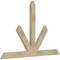 Ekena Millwork Saratoga Rough Sawn Timber Gable Bracket, Douglas Fir, 60"W x 40"H x 2"D x 4"F, 16/12 Pitch GBW060X40X0204SAR00RDF - alternate 5
